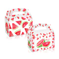 Pafu Watermelon Party Paper Boxes Candy Boxes Summer Fruit Birthday Party Supplies for Summer Pool Party Decorations