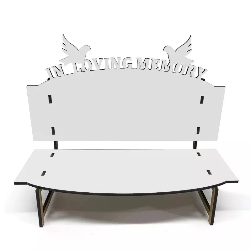 11/14 Inches Custom MDF Sublimation in Loving Memory Benches