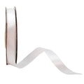 Wholesale 100% Polyester Single Face White Satin Ribbon 9mm Width 100 Yards Roll for Decorations