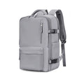 Multifunctional Nylon Soft Solid Multi-pocket Travel Zipper Laptop Women Backpack Usb Charging Backpack