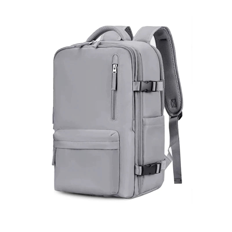 Multifunctional Nylon Soft Solid Multi-pocket Travel Zipper Laptop Women Backpack Usb Charging Backpack