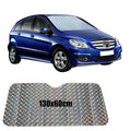 Factory Price Car Sun Shade Protector 130x60cm Auto Front Window Sunshade Covers UV Block Reflective Visor Windshield