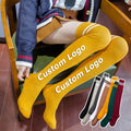 Customizable Strips Solid Football Cheerleading Long Socks Breathable Women Thigh High Socks Soccer Cheerleaders School Girls