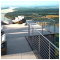 EKOO 316 Stainless Steel Cable Railing Fitting Stair Posts 36\" Outdoor Low Maintenance Modern Design
