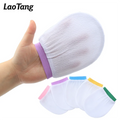 New Arrival Natural Exfoliating Glove Bath Mitt 100% Pure for Face and Body Remove Dead Skin