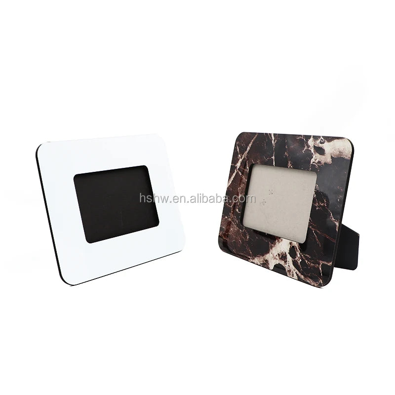 High Quality Eco-Friendly Creative Full Color Printable 8x10"/4X6" Wood Blank Sublimation MDF Tabletop Photo Frame