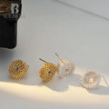 ICEBELA S925 Sterling Silver Original Niche Designer Hand-made Twist Earrings Wholesale Stud Earrings
