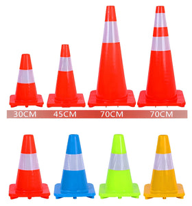 Orange Red Pop up Pvc Reflective Traffic Safety Cone for No Parking