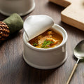 Creative Cans Ceramic Tableware Small Stew Cup Sauce Plate Pudding Baking Bowl Disposable Features for Hotels Restaurants Party