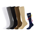 Wholesale OEM Long Knee High Anti-Slip Sweat Pressure Socks Men Unisex Business Running Sports Custom Logo Compression Socks