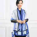 New Bow Printed Scarf Versatile With Silk Long Women's Shawl Cheap Scarf Dual Use Hijab