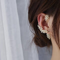 Fashion Jewelry Earrings GT Hot Selling 14k Gold Plated Leaf Stud Earring for Women