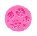 3D Chrysanthemum Silicone Pink Cake Baking Chocolate Sugar Craft Mould for Dessert Decorators