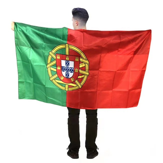 Fans Wholesale All National 32 Countries Sports 3x5ft American Body Pride Portugal Flag Cape Portugal Body Flag