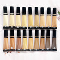 Face Makeup Waterproof Cream Liquid Foundation with Moisturizer Whitening Full Coverage Oil Control 18 Colors for All Skin Types