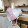 Creative Exquisite Eco-Friendly High-Color Porcelain Ceramic Coffee Mug Girls Heart Bow Ice Cream Desserts Country Presents MegaBDM