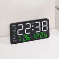 Bedside Desktop Smart Calendar Rgb Lamp Top Desk Table Temperature Timer Led Digital Charging Alarm Clock with Colorful Light