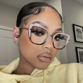Fashion New Anti-blue Light Glasses Personalized Trend Color Contrast Glasses Frame