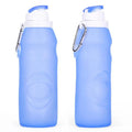 AIHPO6 Products Top Selling BPA Free Sport Squeeze Collapble Portable Folding Collapsible Water Bottle with Clip for Backpack