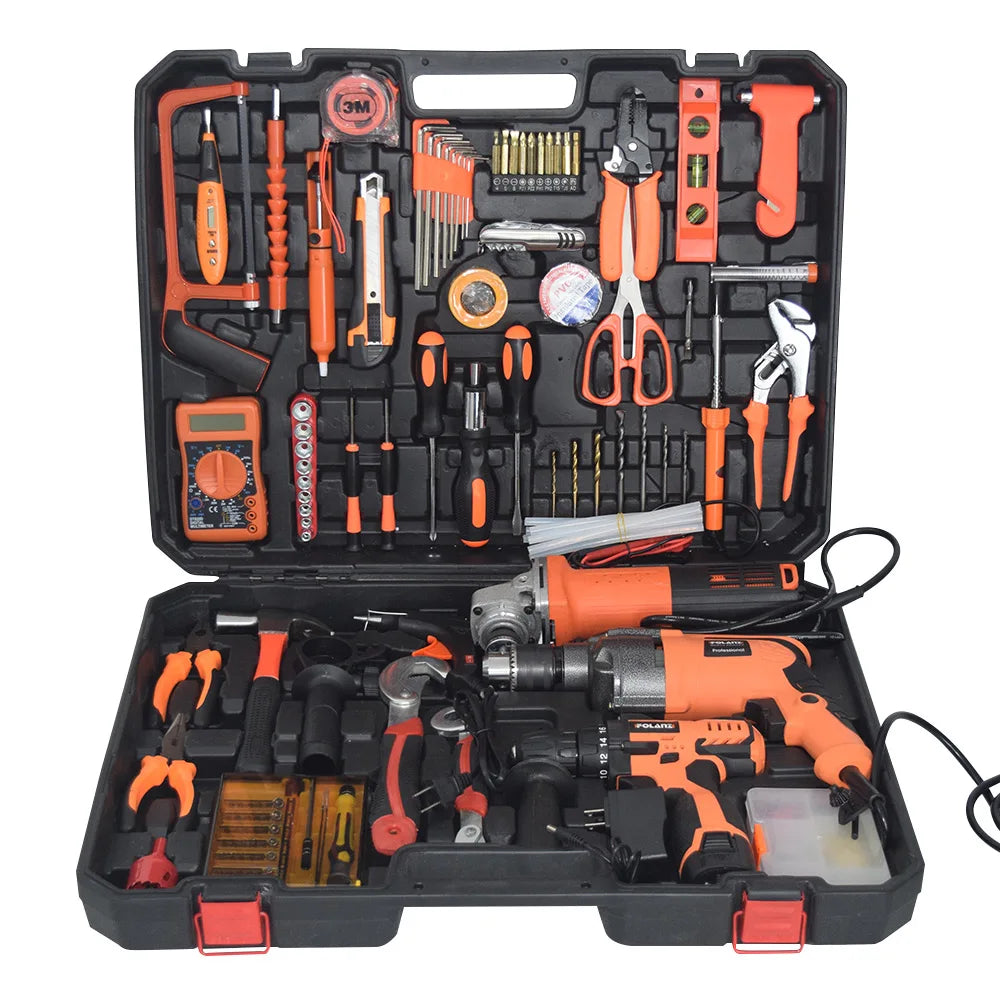 Portable Accessories Complete Multi-function Combination All-round Toolbox 33 Kinds of Tools
