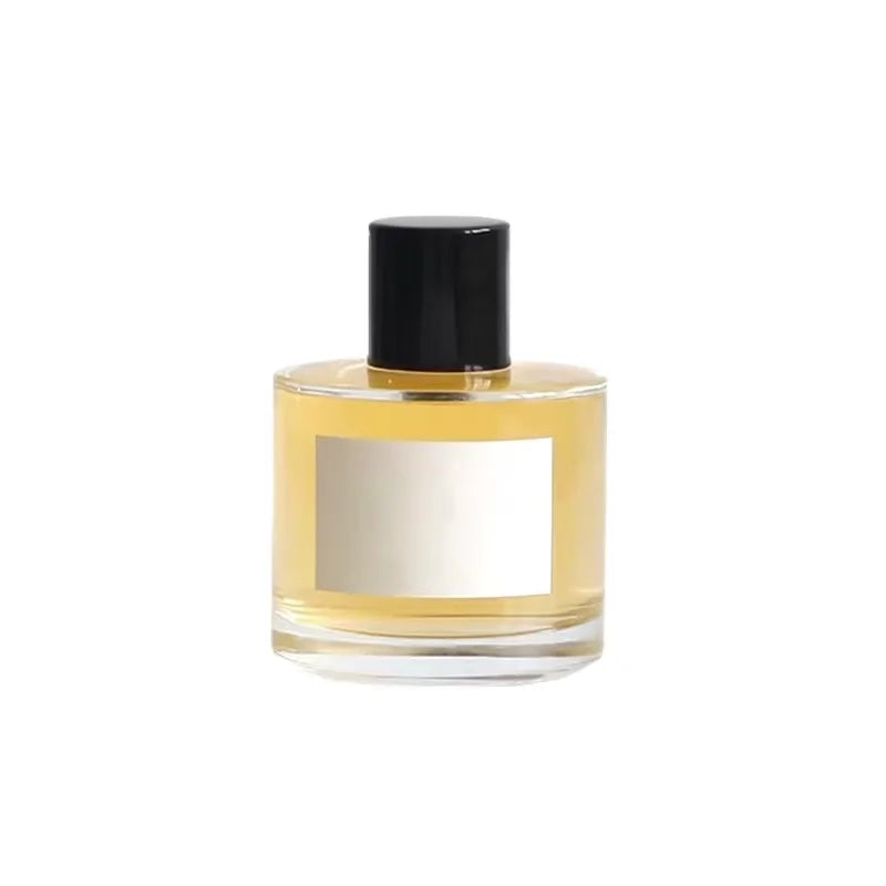 High End 100ml Empty Glass Perfume Bottle Spray Bottle Glass Perfume Bottle Packaging  with Black Plastic Cap for Perfume Bottle