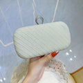 2026 Fashion Handmade Pearl Purse Women Beaded Handbags Chain Party Dressy Bag Ladies Wedding Purse Women Pearl Rhinestone Bags