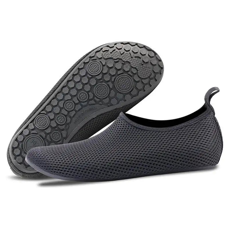 Adult Beach Snorkeling Shoes Diving Shoes Women Couples Wading Swimming Shoes Red River Foot Soft Bottom Skin-fitting Sandals