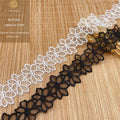 Bridal Bordere Embroidery Polyester Organza Lace Trim Gauze Lace Net Roll Mesh Lace Trim