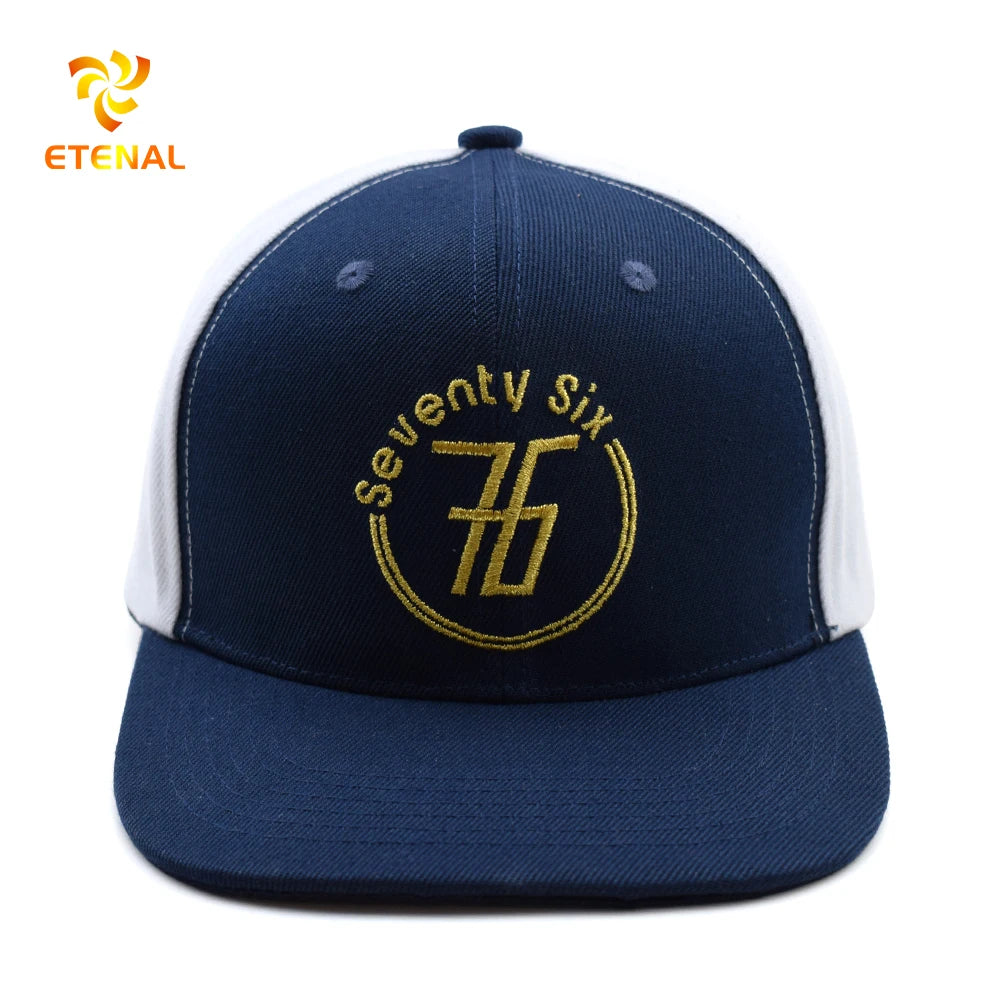 Hot Selling Flat Brim Trucker Hat GORRAS Nylon Mesh for Performance Beach Cycling-Y2K Style Hip Hop Herringbone Terry Fabric