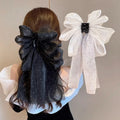 Hot Selling Korean Ladies Big Bow Hairpin Spring Hair Clip Ribbon Hairpins Accessories Barrettes Clip Fabric Hairclip for Women