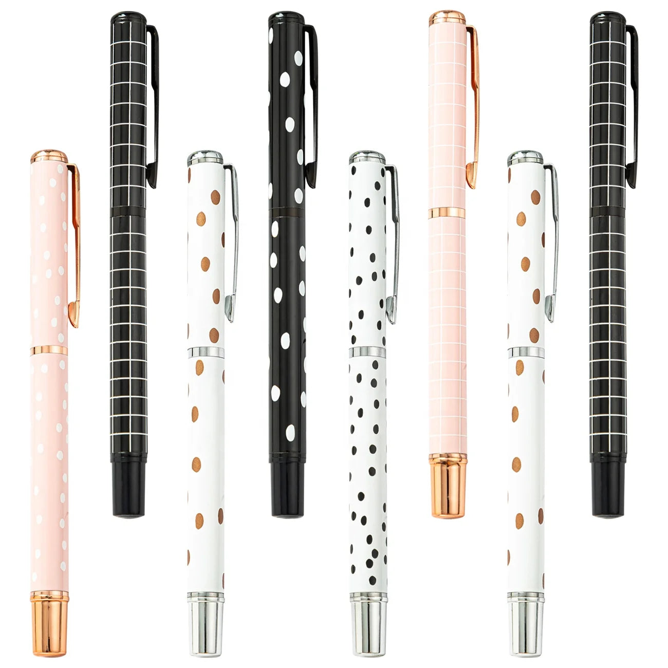 Huahao Brand Professional Signing Pen Manufacturer School Office Metal Roller Stylus Ballpoint Pen Customized Logo