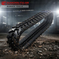 Mini Excavator Undercarriage Spare Parts Natural Rubber Crawler Track 300x52.5x88 35SR-3 SK35SR-3 FL