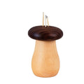 Premium Handmade Mushroom Shaped Beech Wood Toothpick Box