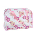 Transparent PVC Makeup Bags Portable Women's Floral Waterproof Cosmetic Bag Travel Washing Toiletry Shower Storage Pouches
