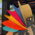 Wholesale  Hats for Women Summer Oversized Sun Bucket Foldable Panama Personalized Custom OEM Boater Luxury