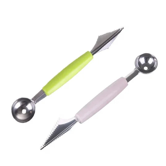 2023 New Arrivals Stainless Steel Fruit Spoon Watermelon Fork for Accessories Kitchen