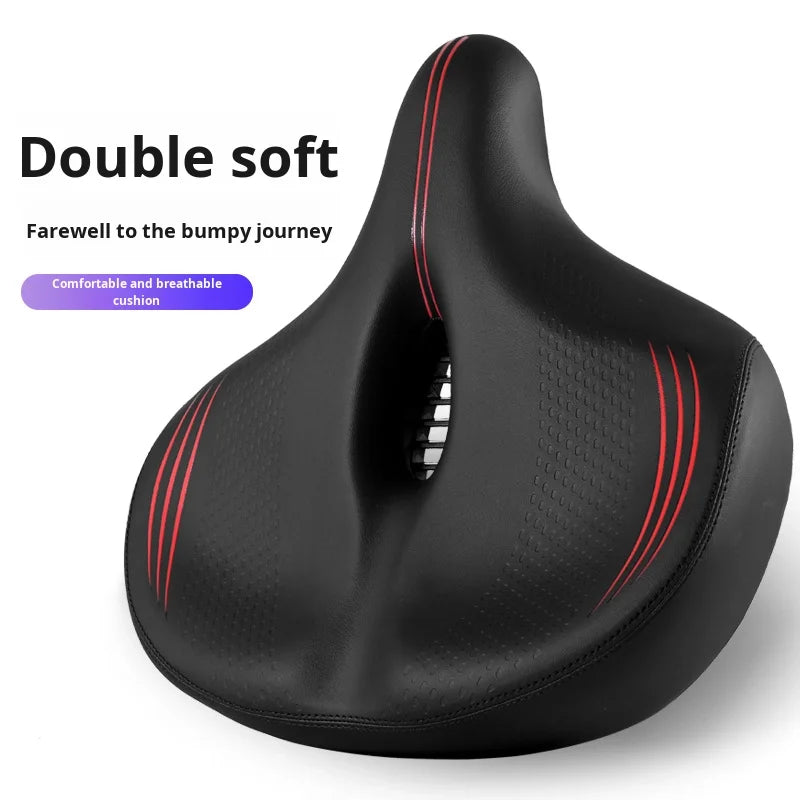Super Soft Bicycle Seat Cushion Comfortable Thickened Saddle for Mountain Bike Simple Style Bicycle Accessories