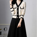 Autumn New Women's Fashion Casual Set Simple Elegant Slim Two Piece Set