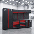 GATmatic Professional Modular 12-Drawer Workshop Station - Heavy Duty 2.2m Workbench for 4S Garage - GS Certified