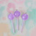 Colorful Shinny Irregular Animal Sculpture Ball Lollipop Hook Sweet Candy Resin Charm Kit Jewelry Earring Bracelet Keychain Bag