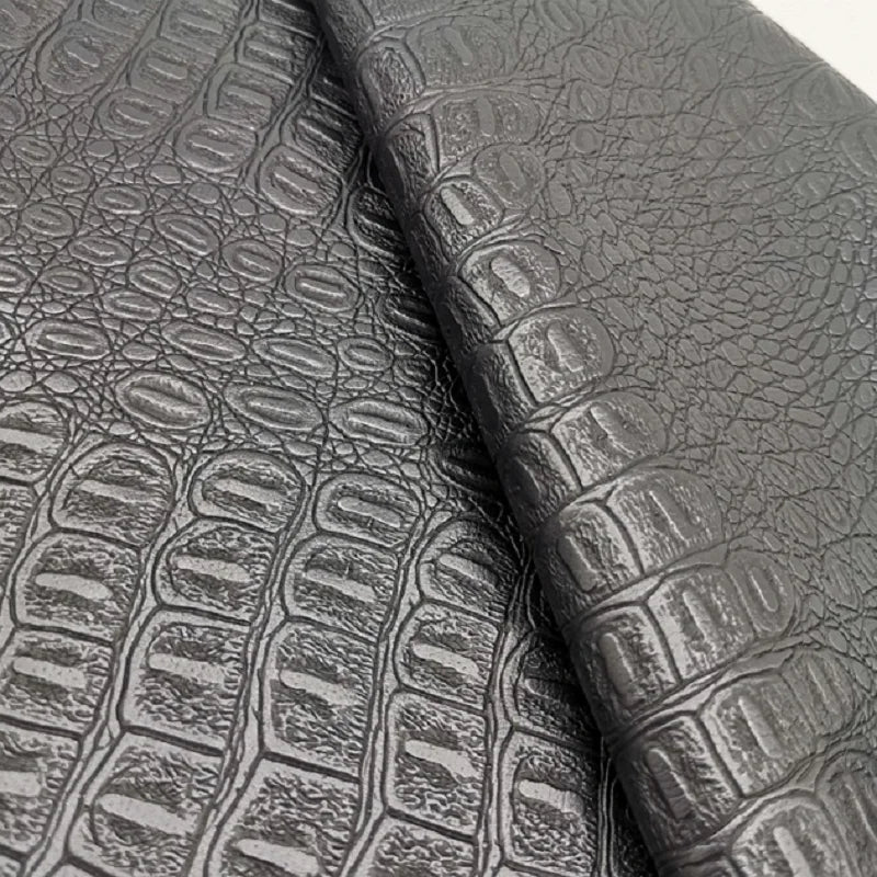 PFAS FREE TANGSHINE TSR4116 Fashion Waterproof Embossed Crocodile Skin PU Leather Roll 500m Per Color for Garments and Gloves