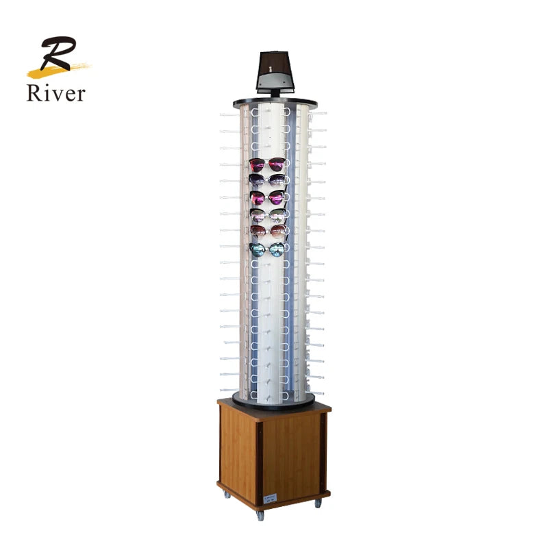 Optical Shop Eyeglass Sunglasses Display Rack Eyewear Frame Display Stand Sunglasses Display Stand With Cabinet Mirror