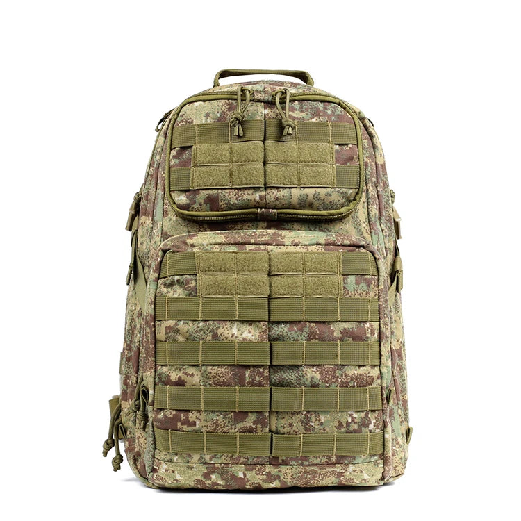 GAF High Quality 1000D Nylon Camouflage Tactical Softback Backpack with Zipper Closure 55L Capacity Unisex for Outdoor Use