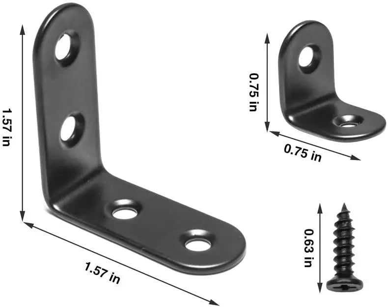 OEM Metal Stamping Industrial Wall Lip Brackets Metal Floating Shelf Bracket