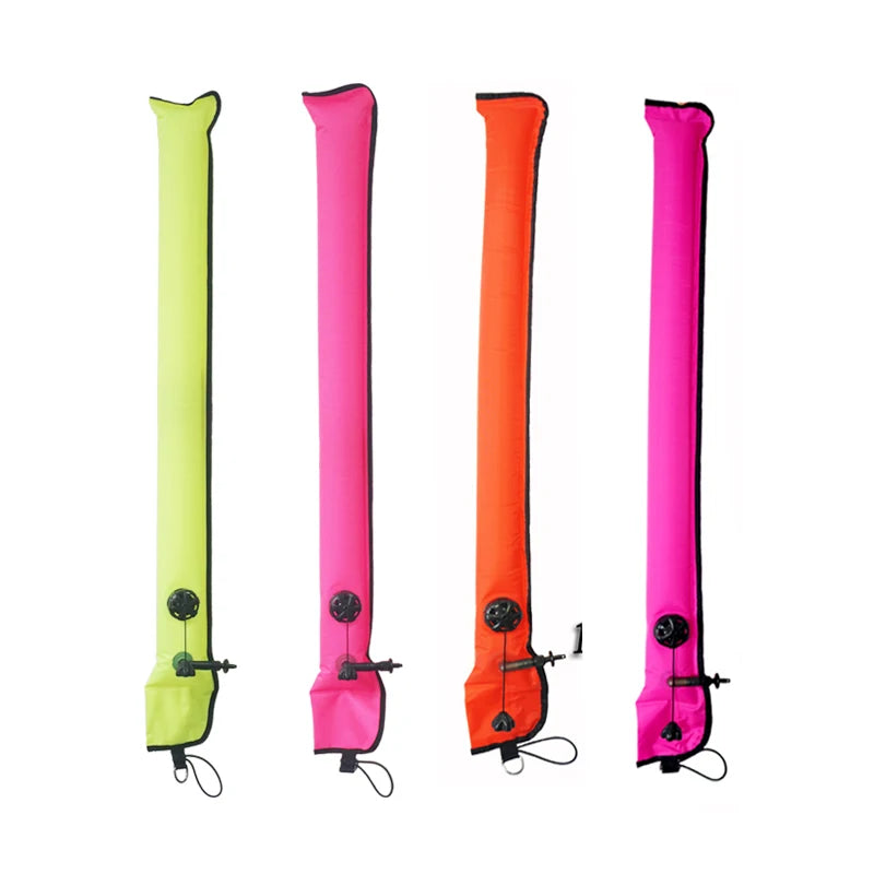 Custom Logo 113CM Eco-Friendly Inflatable Dive Float Buoy for Technical Diving & Spearfishing SMB Scuba Surface Buoy