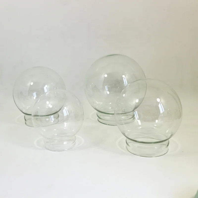 DIY High Transparency Immortal Flower Ball Snow Globe DIY Snowflake Water Balloon Glass Cover Rubber Stopper Figurine