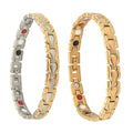 Wholesale Gold Plated Stainless Steel Magnetic Bracelets for Health Treatment Health Energy Men's and Women's Bracelets Jewelry