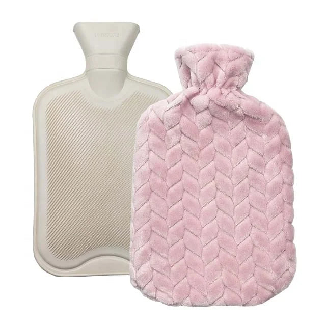 Cheap Colorful  2L Hot Water Bag with Cove Nature Classic Rubber Hot Water Bottle
