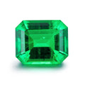 Emerald Cut Hydrothermal Cultured clear Grade Colombia Emerald Smaragd