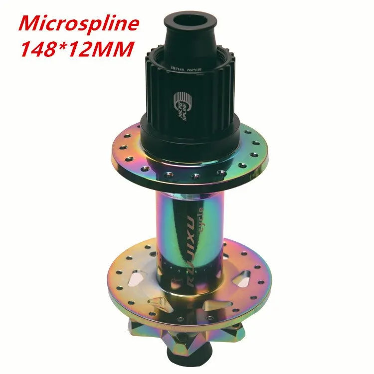 RUJIXU 32H MTB Bicycle Leveler 148 Thru Axle Hub 12 Speed Compatible with 36t Turnstile Front & Rear Position for Mountain Bike